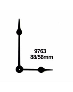 Black shinfuku Clock Hands 9763