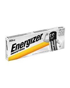  AA Energizer Industrial Batteries LR6 10-pack
