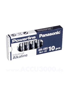  AAA Panasonic Industrial Batteries LR03 10-pack