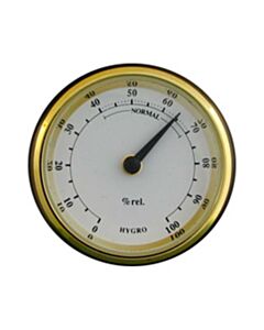 Insertion Hygrometer 35 mm Golden