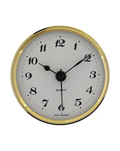Clock Movement UTS 66 mm with Golden Bezel