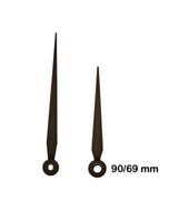 Mustat metalliviisarit 90/69 mm