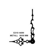Black Clock Hands 88/60 mm