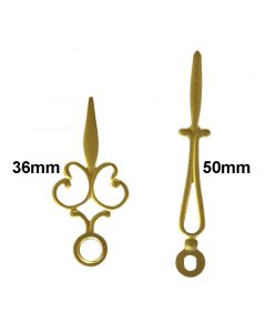 Clock Hands E215-050-036 Golden