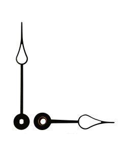 Black Metal Clock Hands 75/53 mm