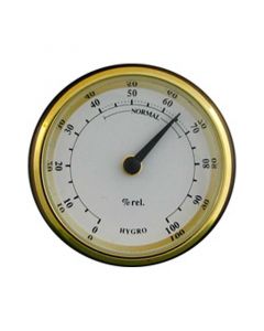 Insertion Hygrometer 35 mm Golden