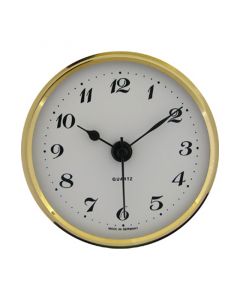 Clock Movement UTS 66 mm with Golden Bezel